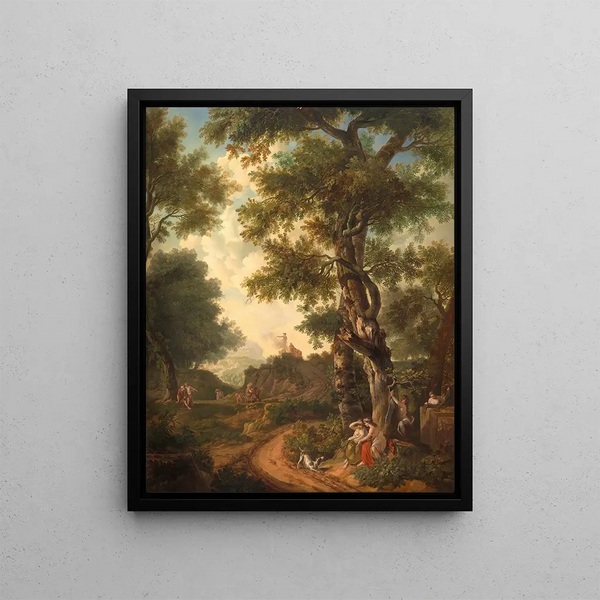 Jurriaan Andriessen - Arcadisch landschap met reizigers.webp
