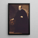 Portrait af en jesuitmissionær - Jusepe de Ribera — indrammet kunstværk på væggen