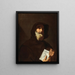 Saint François de Paule - Jusepe de Ribera — indrammet kunstværk på væggen