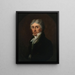 Portrait af senator Józef Michałowski - Józef Brodowski — indrammet kunstværk på væggen