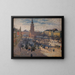 Place du marché principal à Cracovie - Józef Mehoffer — indrammet kunstværk på væggen