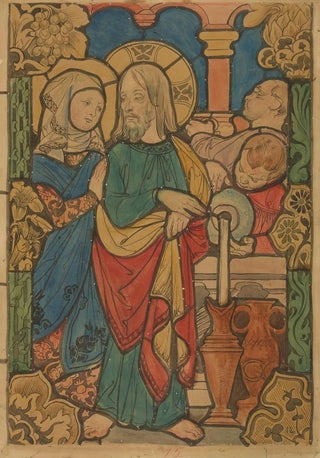 Jzef Mehoffer - The Miracle at Cana in Galilee.webp