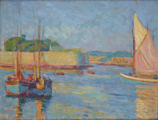 Port de Concarneau - Józef Pankiewicz — visning af kunstværket