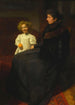 O Portrait af fru Oderfeld med sin datter Dame med et barn Portrait af fru O - Józef Pankiewicz — visning af kunstværket