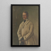 Portrait af baron Philipp von Fahnenberg - Kamill Maria von Schlechta — indrammet kunstværk på væggen