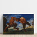 Reproduktion af maleriet Kämpfende Faune - Franz von Stuck