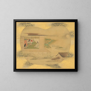 Kan Tsunenobu - Scene from The Tale of Genji.webp