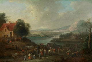 Karel Breydel - Landscape with Figures.webp