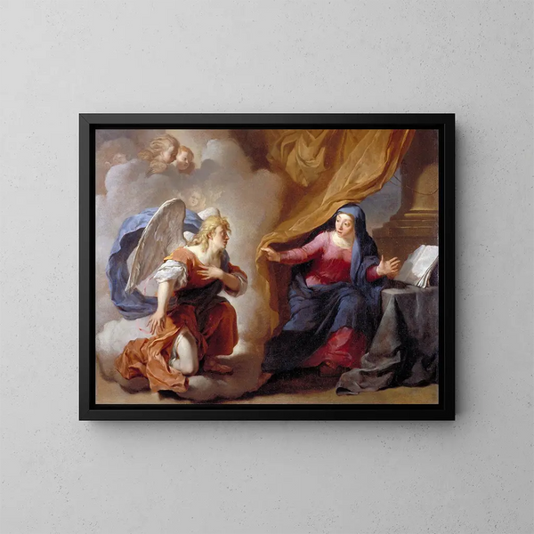 L'Annonciation - Karel Dujardin — indrammet kunstværk på væggen