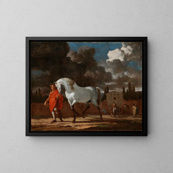 L'École de cavalerie - Karel Dujardin — indrammet kunstværk på væggen