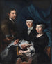 L'artiste med sin familie - Karel van Mander III — visning af kunstværket