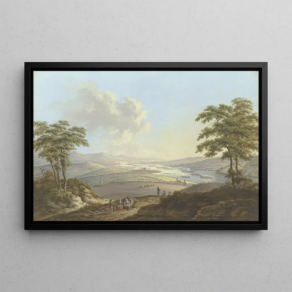 Karl Franz Kraul - Blick auf Rheingau und Rheinebene links der Johannisberg.webp