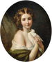 Unge kvinde med en due - Karl Friedrich Johann von Müller — visning af kunstværket