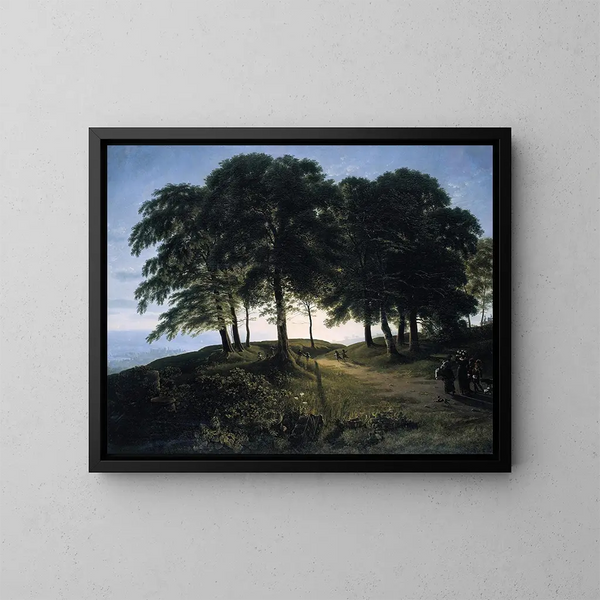 Morgen - Karl Friedrich Schinkel — indrammet kunstværk på væggen
