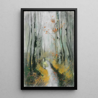 Karl Hagemeister - Birken im Herbst am Bachlauf.webp