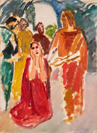 Karl Isakson - Christ and the Adulteress.webp
