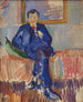 Portrait af maleren Karl Schou - Karl Isakson — visning af kunstværket