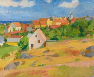 Karl Isakson - View over Gudhjem.webp