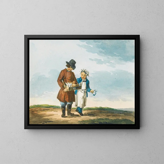 Karl Ivanovich Kollman - Two Young Street Vendors.webp