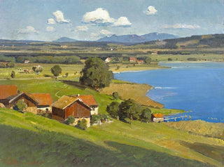 Ved bredden af Ammersee - Karl Kaltenmoser — visning af kunstværket