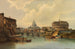 Vue de Rome avec Saint-Pierre et le château Saint-Ange - Karl Kaufmann — visning af kunstværket