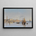 Vue de Venise - Karl Kaufmann — indrammet kunstværk på væggen