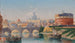 Rome Udsigt over Castel Sant'Angelo - Karl Kaufmann — visning af kunstværket
