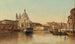Venedig, Canal Grande med udsigt over Santa Maria della Salute - Karl Kaufmann — visning af kunstværket