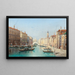 Venedig-scene III - Karl Kaufmann — indrammet kunstværk på væggen