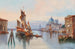 Venise, udsigt over Santa Maria della Salute - Karl Kaufmann — visning af kunstværket