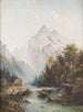 Ruisseau sauvage dans les montagnes - Karl Kaufmann — visning af kunstværket