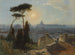 Rom fra Trinité-des-Monts - Karl Lindemann-Frommel — visning af kunstværket