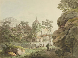 Karl Ludwig Zehender - Ansicht des Schlosses Zwingen an der Birs.webp