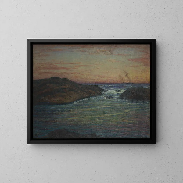 Le Surf - Karl Nordström — indrammet kunstværk på væggen