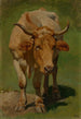 Vache tachetée brun clair og hvid - Karl Roux — visning af kunstværket