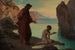 Saint Augustin med drenge ved havet - Karl Schnbrunner — visning af kunstværket