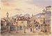 Le Pont de la Madeleine sur le Wienfluss - Karl Wenzel Zajicek — visning af kunstværket