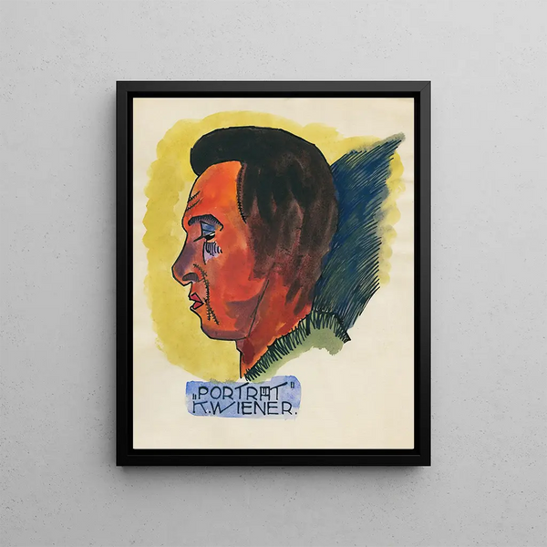 Karl Wiener - Kopfstudie aus Profile 10 Bltter Graz X.webp