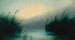 Måge i sivene - Karl Wilhelm Diefenbach — visning af kunstværket