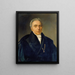 Franz Xaver Baron Purtscher von Eschenburg - Karl von Blaas — indrammet kunstværk på væggen
