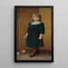 Portrait af Dora - Kate Perugini — indrammet kunstværk på væggen
