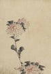 Blomster roser på en lav stængel og to på en høj stængel - Katsushika Hokusai — visning af kunstværket