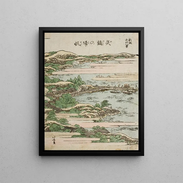 Katsushika Hokusai - Returning Sails at Yabase.webp