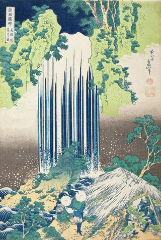 Katsushika Hokusai - Yr Falls in Mino Province.webp