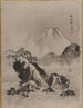 Mont Fuji - Kawanabe Kyōsai — visning af kunstværket