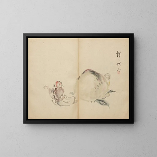 Kawanabe Kysai - The Peach Boy.webp