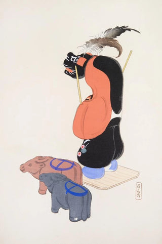 Kawasaki Kyosen - Kyosens Collected Illustrations of Japanese Toys Pl081.webp