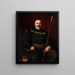 Portrait d'Eustache Sanguszko - Kazimierz Pochwalski — indrammet kunstværk på væggen