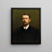 Portrait af Raimund Grübl - Kazimierz Pochwalski — indrammet kunstværk på væggen