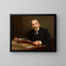 Portrait af Zdzisław Morawski - Kazimierz Pochwalski — indrammet kunstværk på væggen